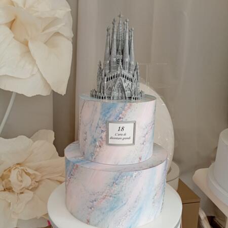Sagrada Familia torta scenografica