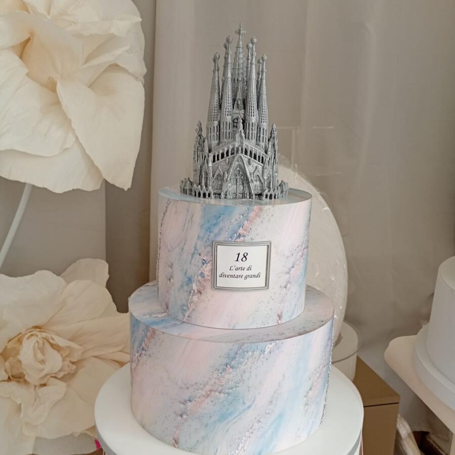 Sagrada Familia torta scenografica
