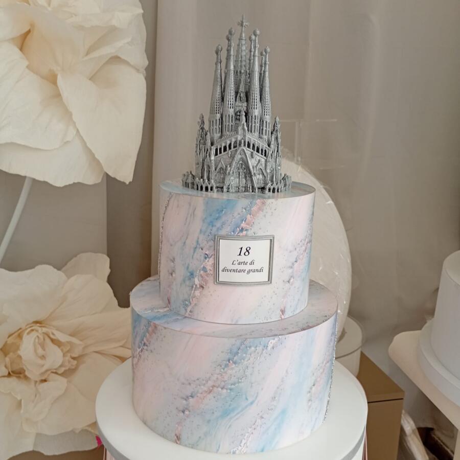 Sagrada Familia torta scenografica