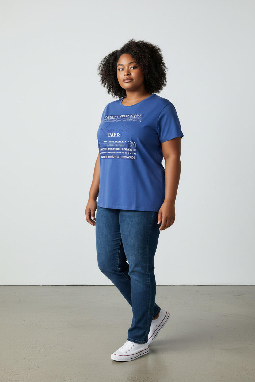 Lotto misto T-Shirt Donna " Over " brand: Lara Riva made in Italy  - assortimento da 25, 50 o 100 pz.