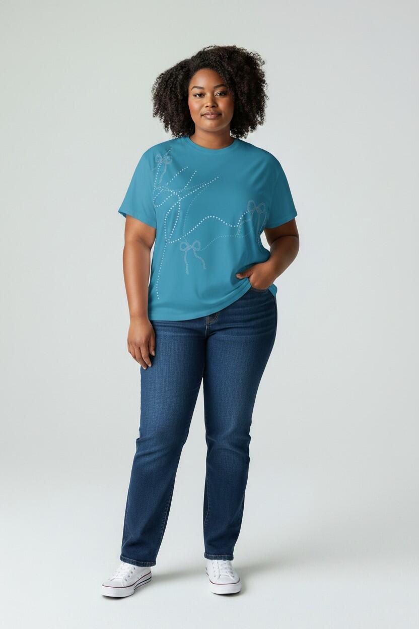Lotto misto T-Shirt Donna " Over " brand: Lara Riva made in Italy  - assortimento da 25, 50 o 100 pz.