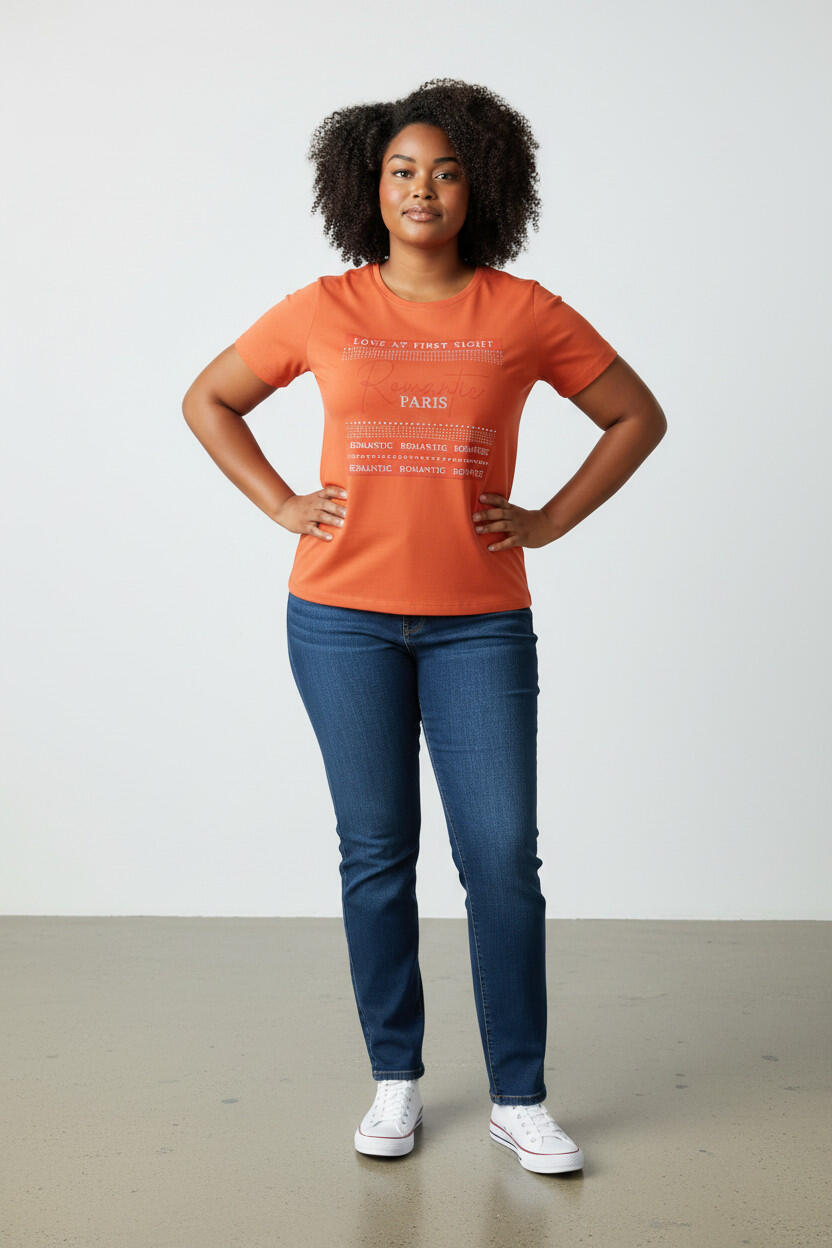 Lotto misto T-Shirt Donna " Over " brand: Lara Riva made in Italy  - assortimento da 25, 50 o 100 pz.