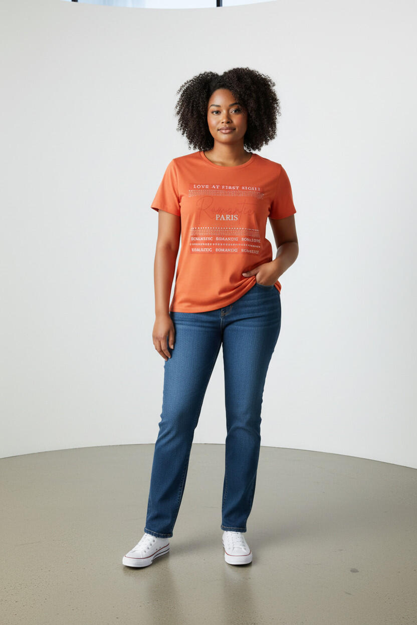 Lotto misto T-Shirt Donna " Over " brand: Lara Riva made in Italy  - assortimento da 25, 50 o 100 pz.