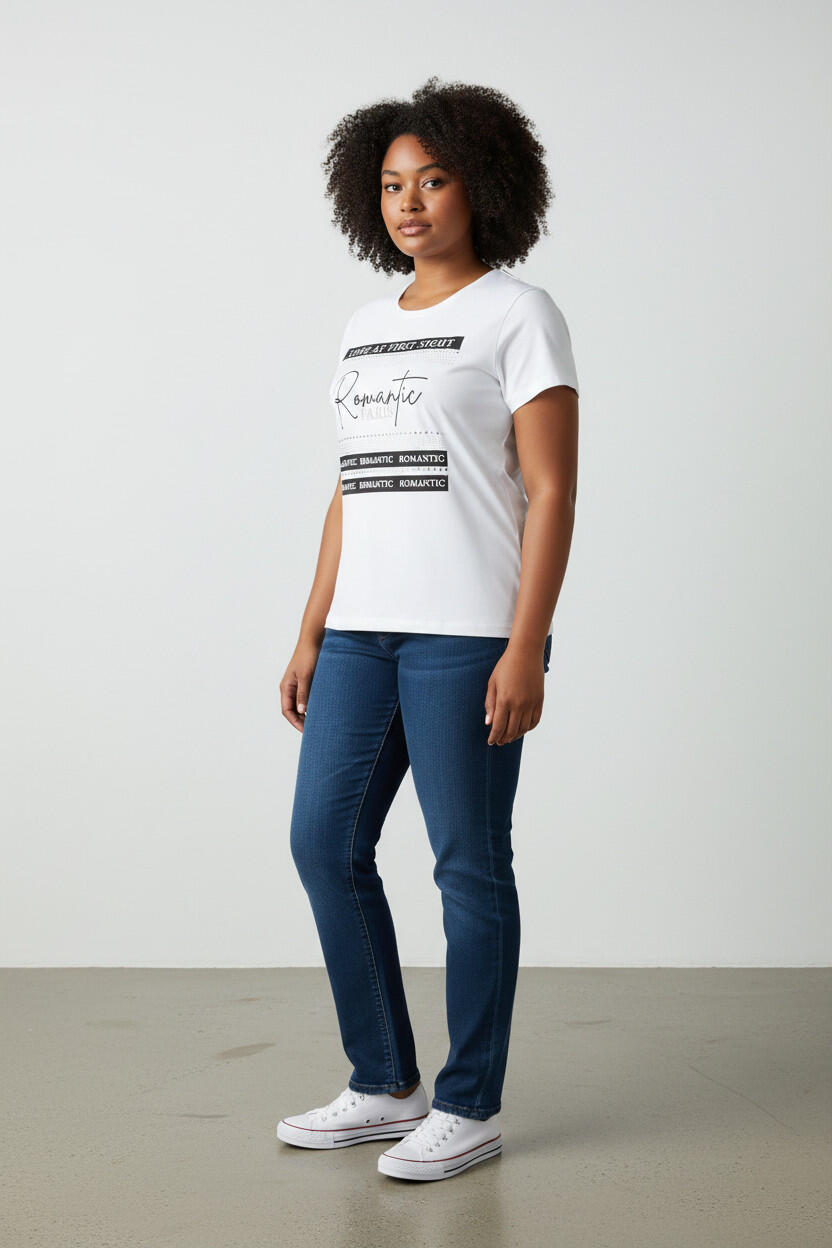Lotto misto T-Shirt Donna " Over " brand: Lara Riva made in Italy  - assortimento da 25, 50 o 100 pz.