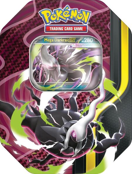 Pokémon: scatola da collezione Megaforze - Mega Darkrai-ex del GCC Pokémon (4 buste di espansione e 1 carta promozionale olografica), Edizione in Italiano
