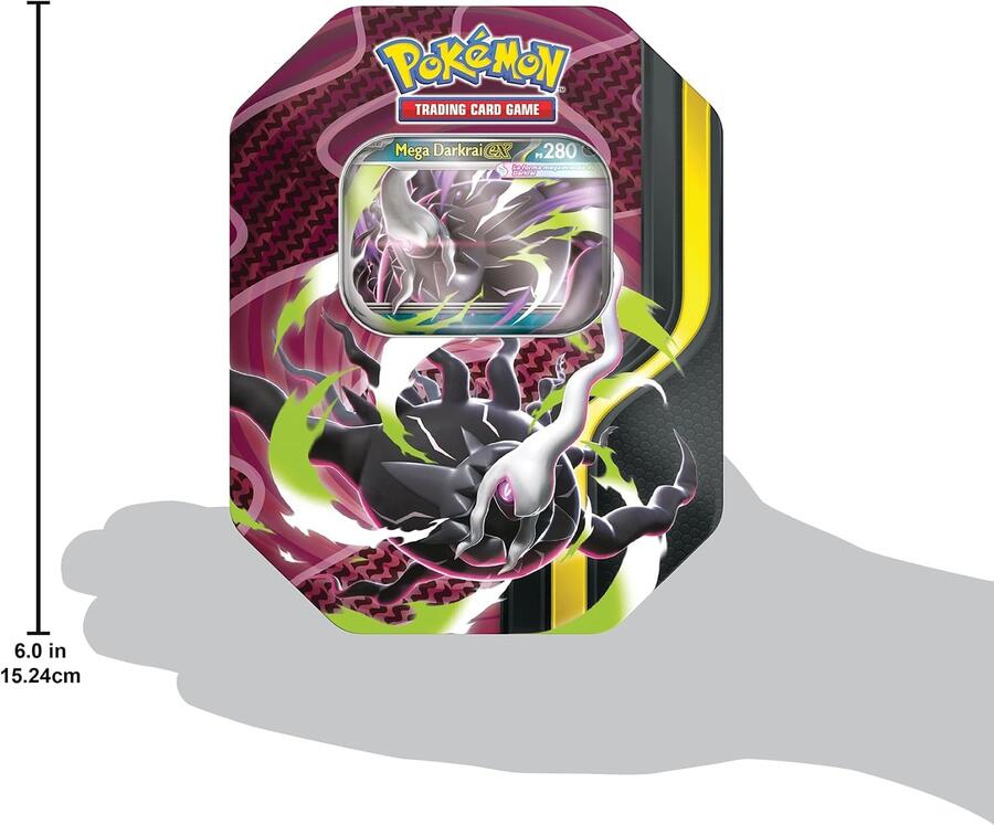 Pokémon: scatola da collezione Megaforze - Mega Darkrai-ex del GCC Pokémon (4 buste di espansione e 1 carta promozionale olografica), Edizione in Italiano