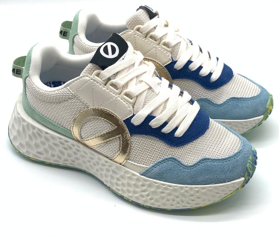 No Name sneakers modello jogger  W Dove/Sky /Mint 