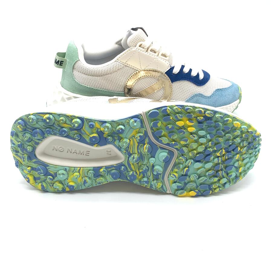 No Name sneakers modello jogger  W Dove/Sky /Mint 
