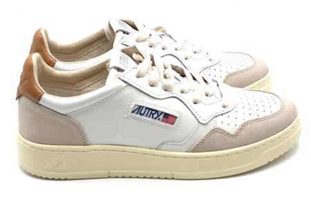 Autry medalist  Low Man leat/suede White/Lion