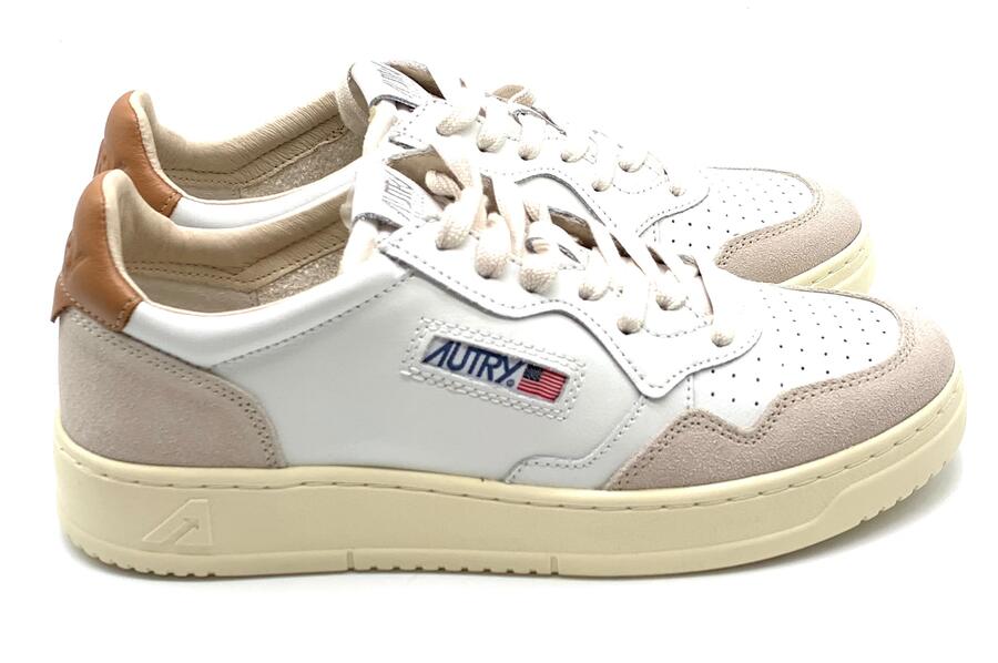 Autry medalist  Low Man leat/suede White/Lion