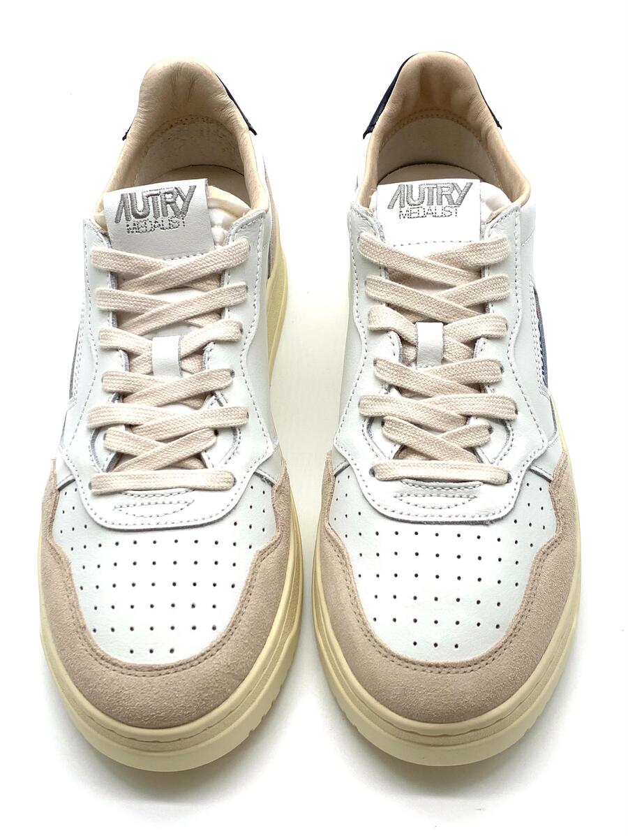 Autry medalist  Low Man leat/suede White/Lion
