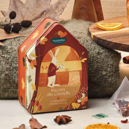Neavita - Warmy Tea Casetta beige Biscotti alla cannella