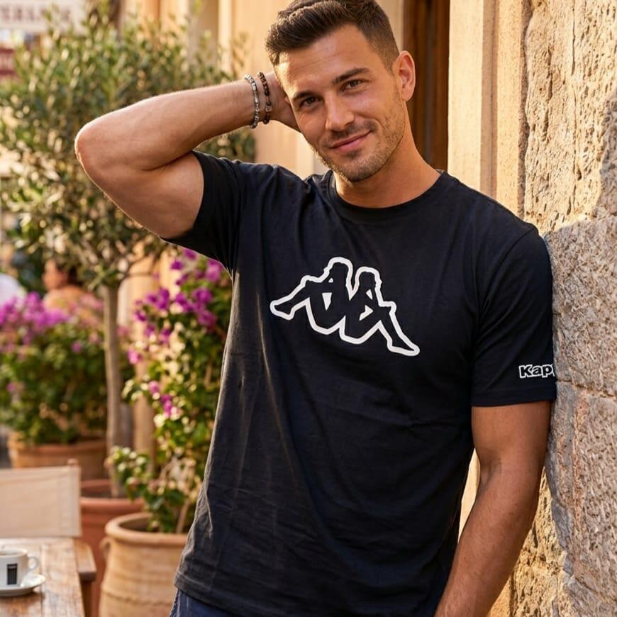 Lotti Misti T-Shirt Uomo Brand Kappa da 25, 50 o 100 pz.