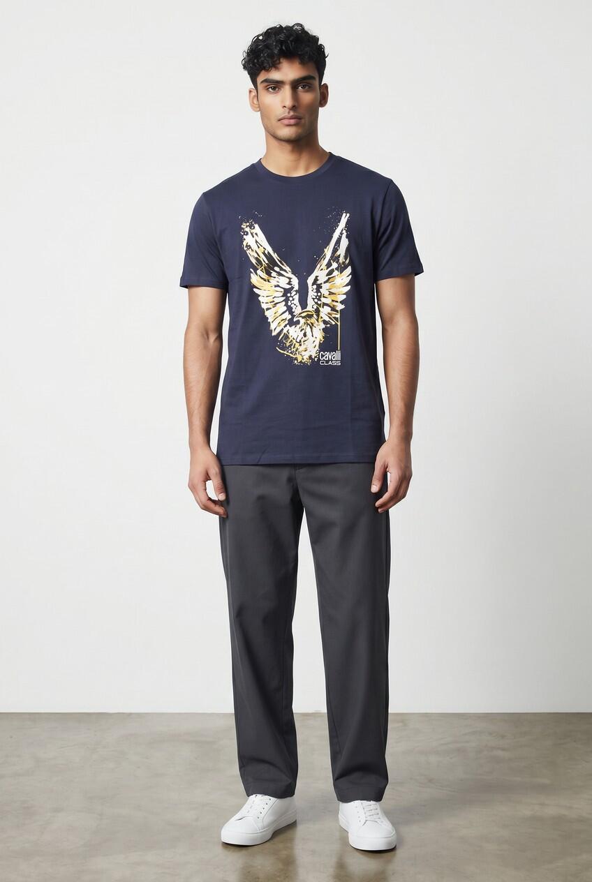 Lotti T-Shirt Uomo Brand Cavalli Class da 25, 50 o 100 pz.