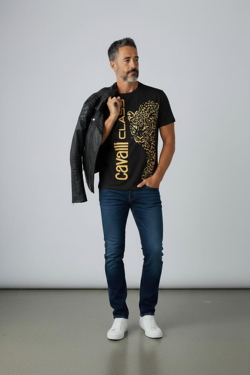 Lotti T-Shirt Uomo Brand Cavalli Class da 25, 50 o 100 pz.