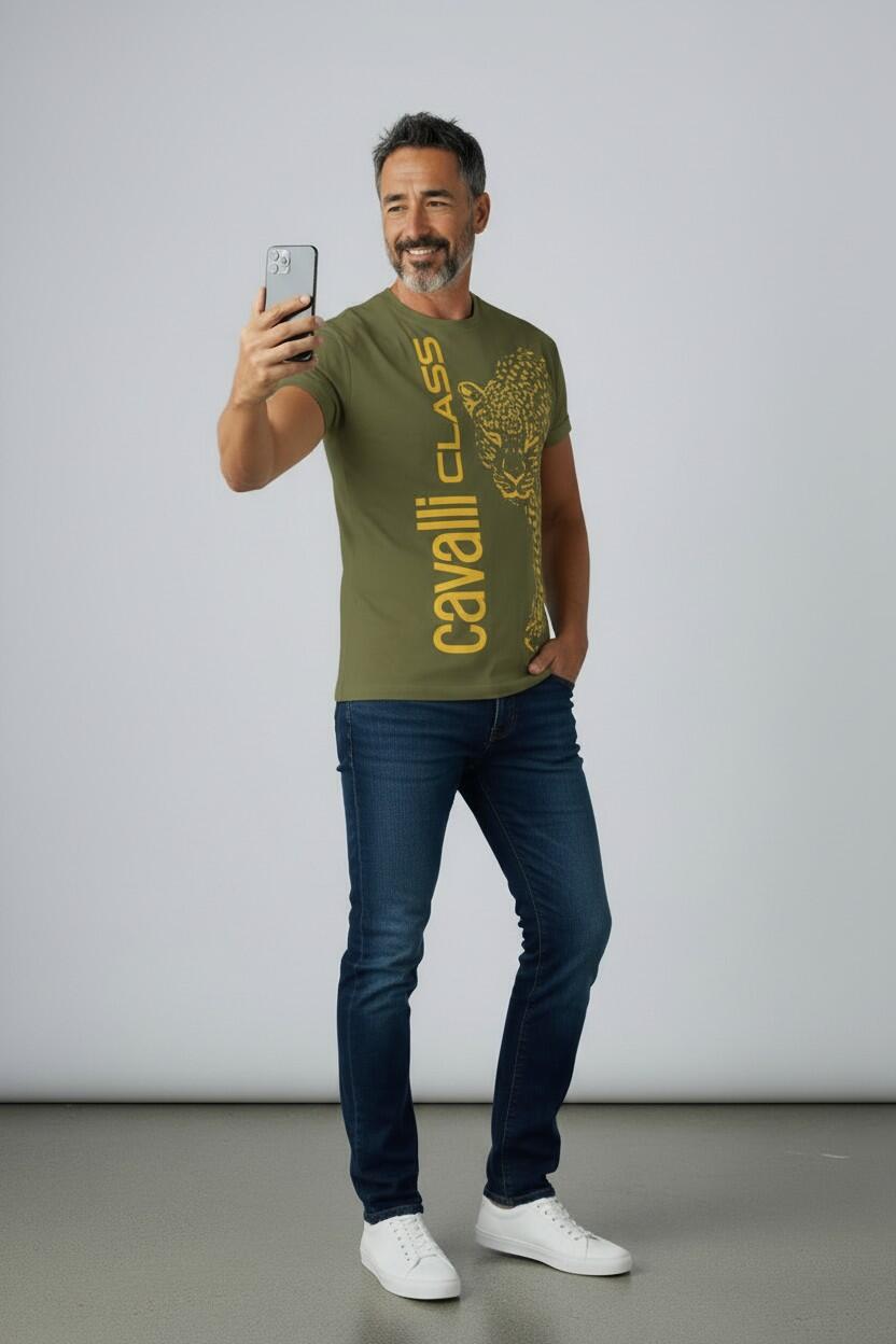 Lotti T-Shirt Uomo Brand Cavalli Class da 25, 50 o 100 pz.