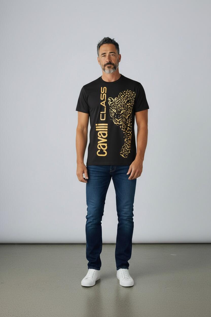 Lotti T-Shirt Uomo Brand Cavalli Class da 25, 50 o 100 pz.