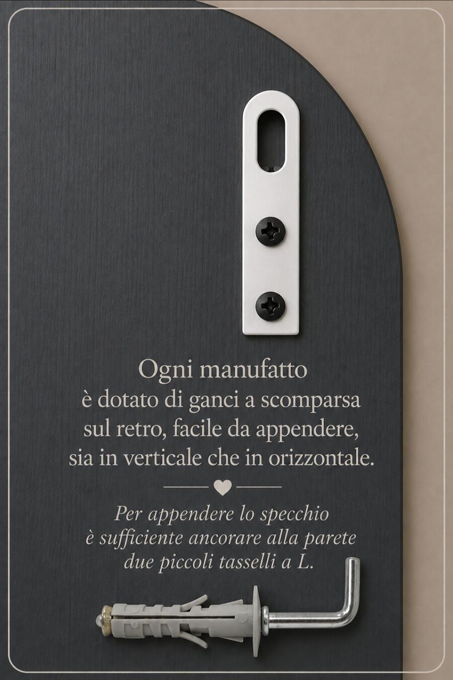 Specchio "Trendy" tondo