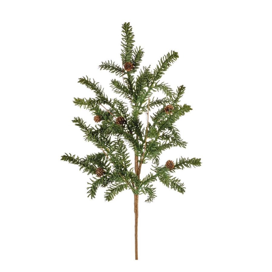L'Oca Nera Rami di Natale — decorazione floreale artificiale con pigne, 3 modelli