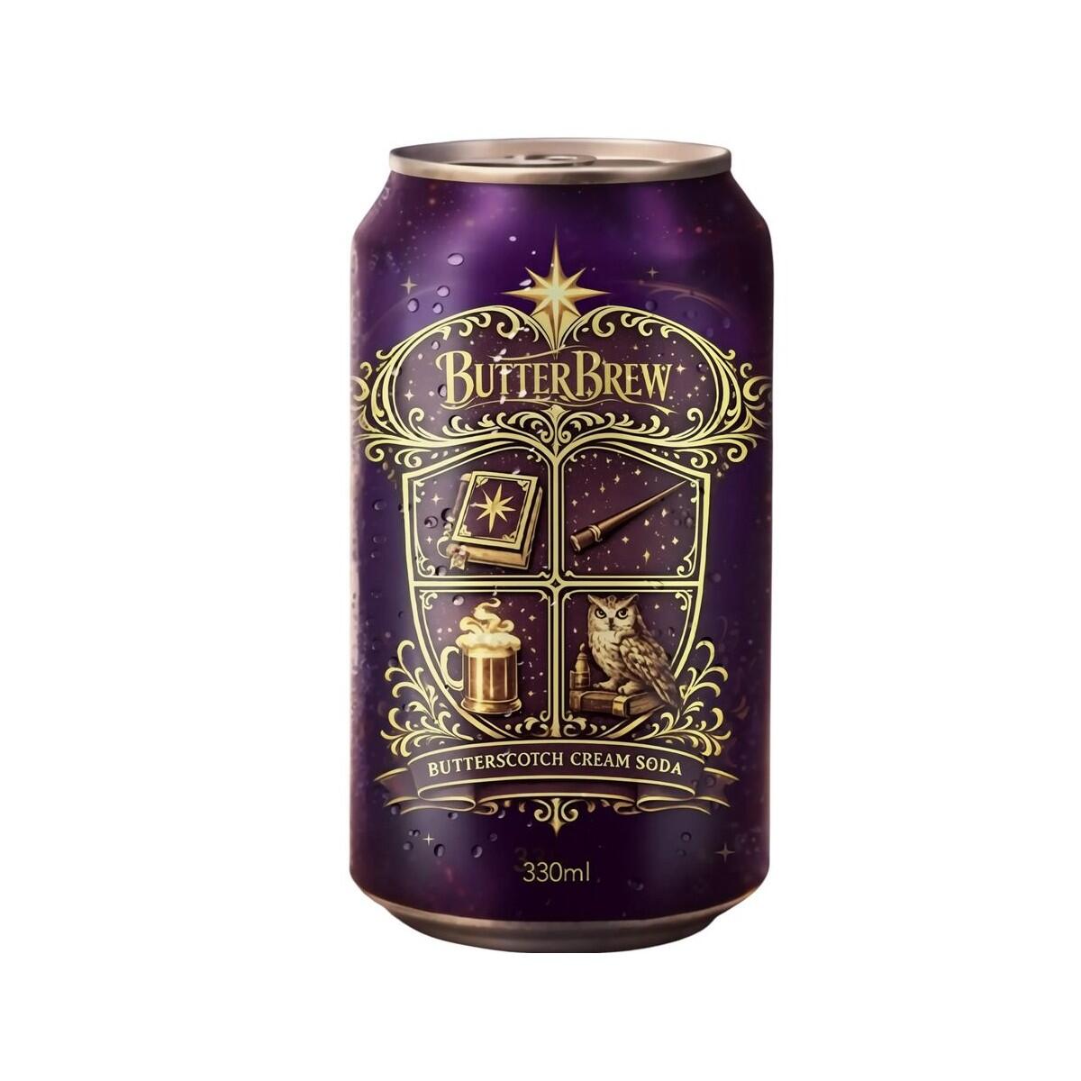 Burrobirra butterscotch cream soda 330ml