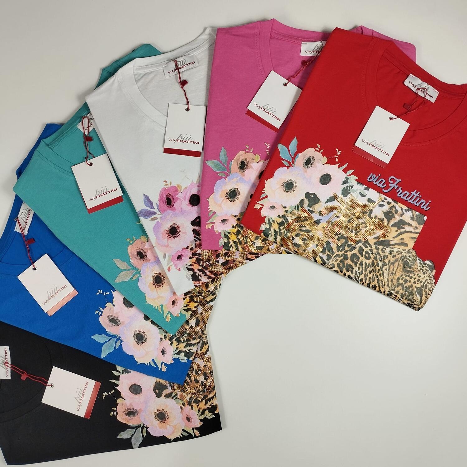 Lotti T-Shirt Donna Brand : Via Frattini Più 25, 50 o 100pz.
