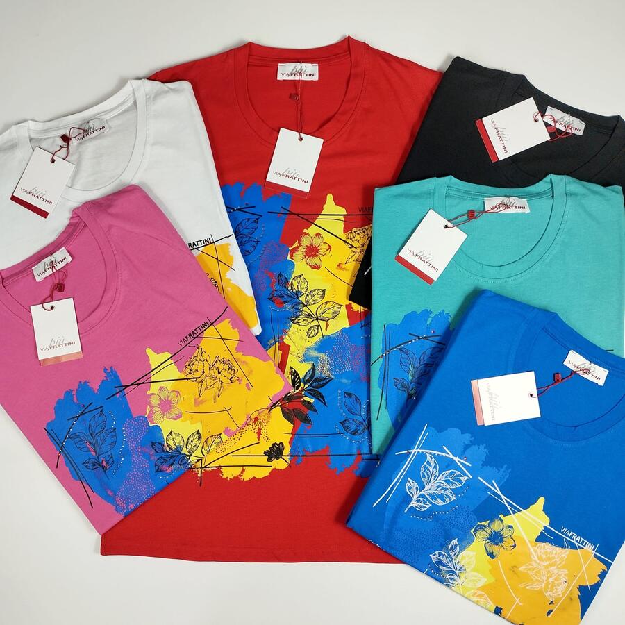 Lotti T-Shirt Donna Brand : Via Frattini Più 25, 50 o 100pz.