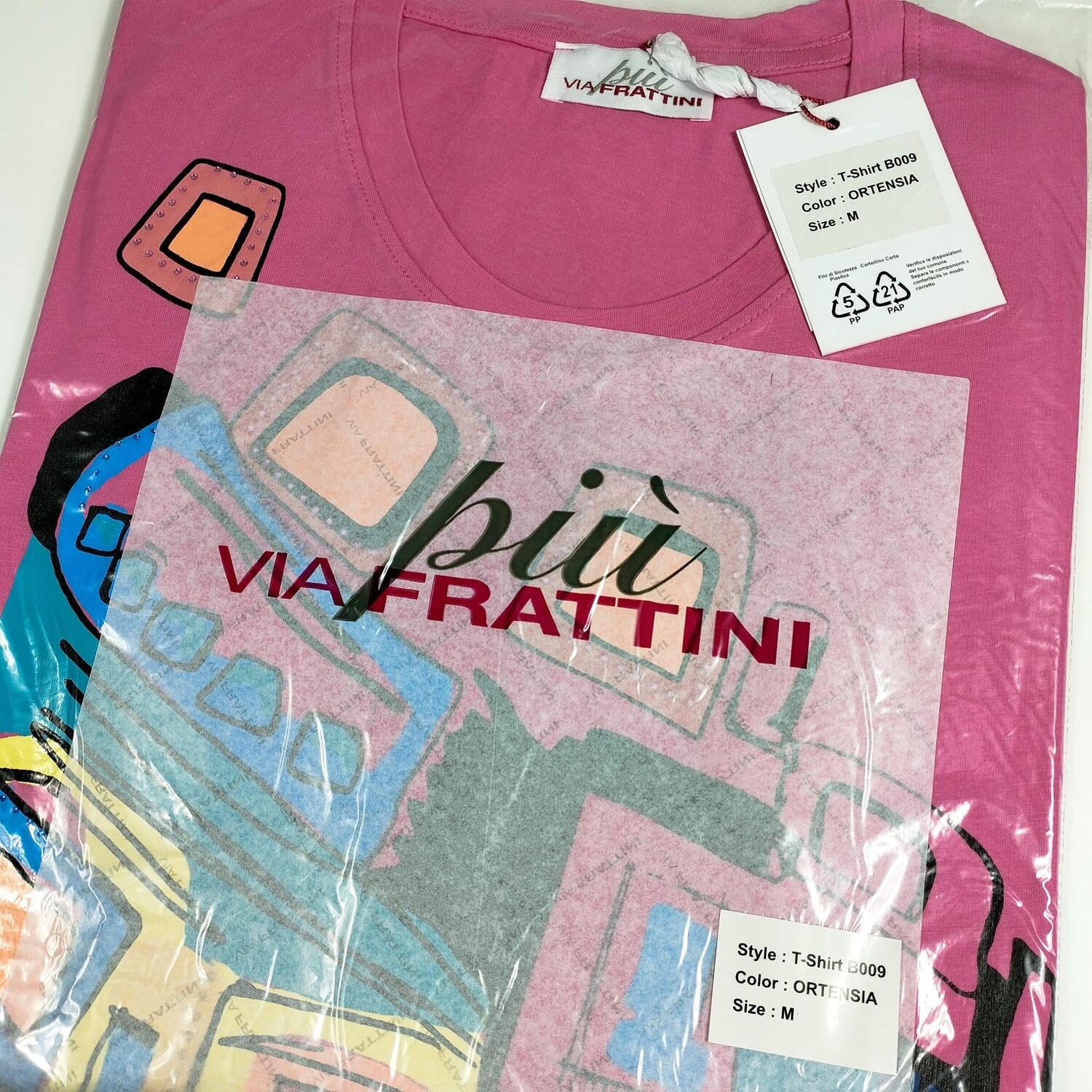 Lotti T-Shirt Donna Brand : Via Frattini Più 25, 50 o 100pz.