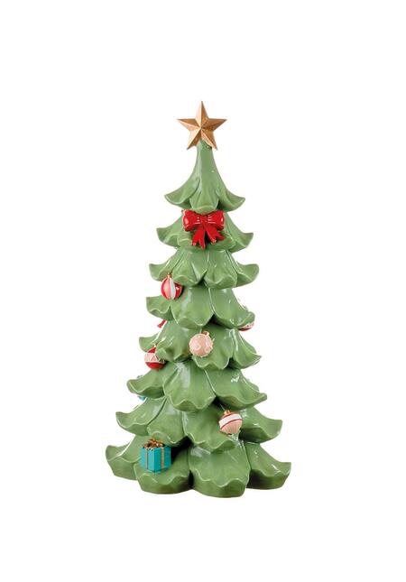 L'Oca Nera Alberi in Festa — albero di Natale decorativo in resina, 2 misure
