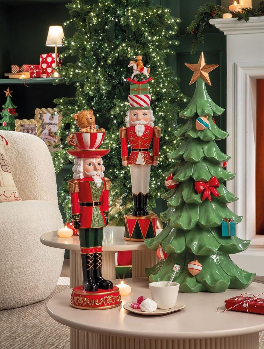 L'Oca Nera Alberi in Festa — albero di Natale decorativo in resina, 2 misure