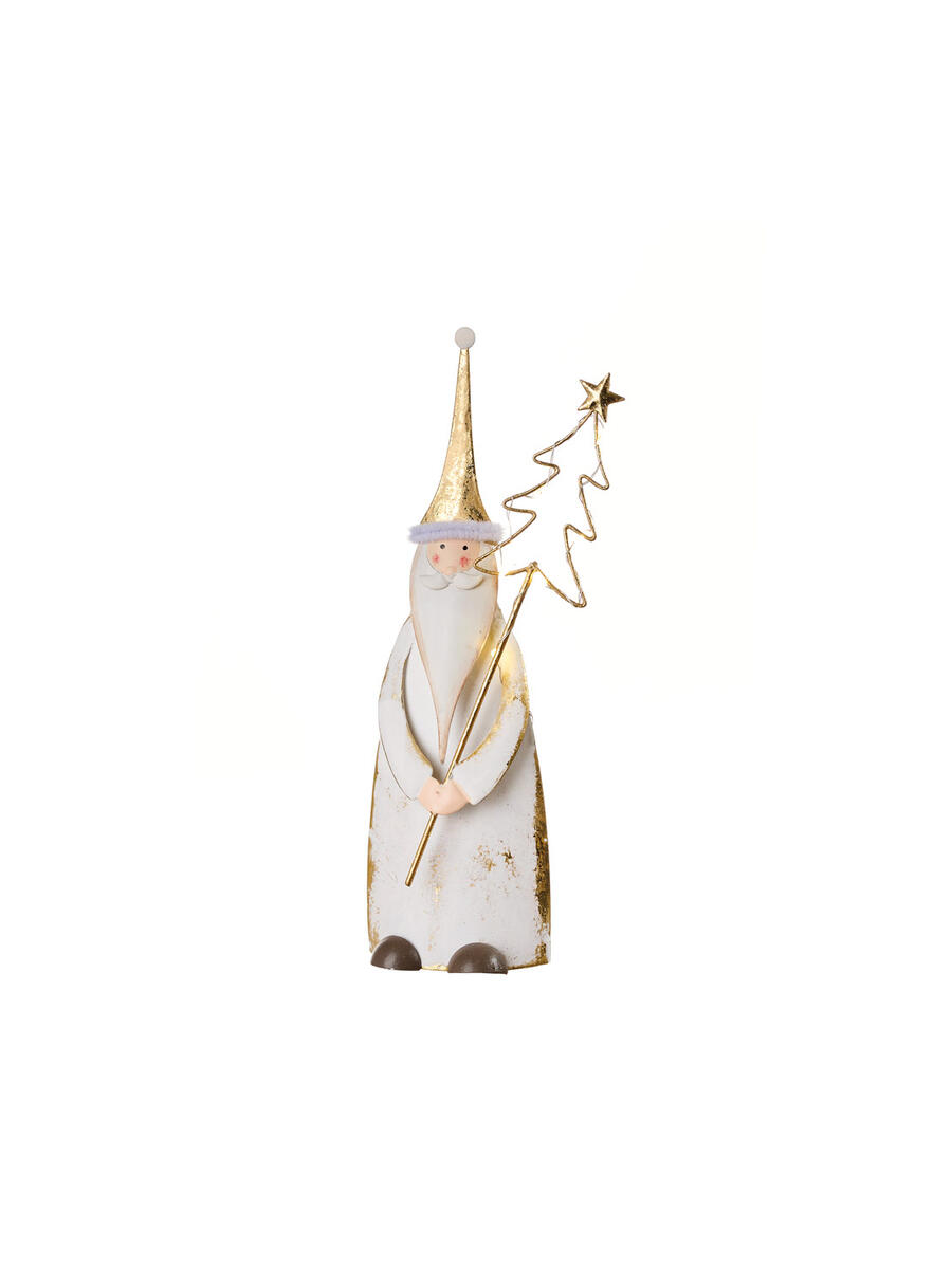 L'Oca Nera Racconti d'Inverno — Babbo Natale Luminoso con LED, 3 Misure