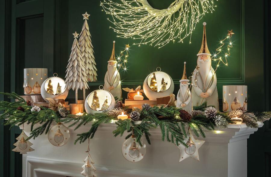 L'Oca Nera Racconti d'Inverno — Decorazione a Sfera con LED, 3 Soggetti
