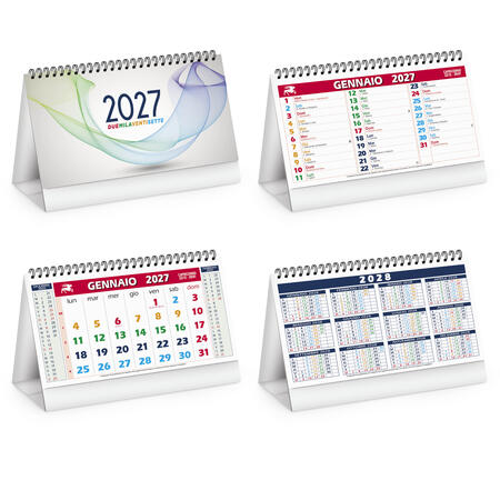 Calendario Tavolo COLOR MIX Personalizzato PA705 da 100 pz