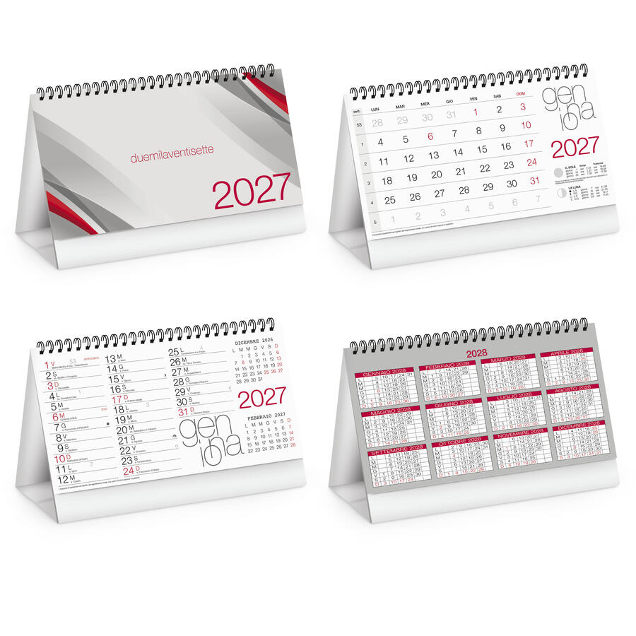 Calendario Tavolo MODERNO Personalizzato PA720 da 100 pz