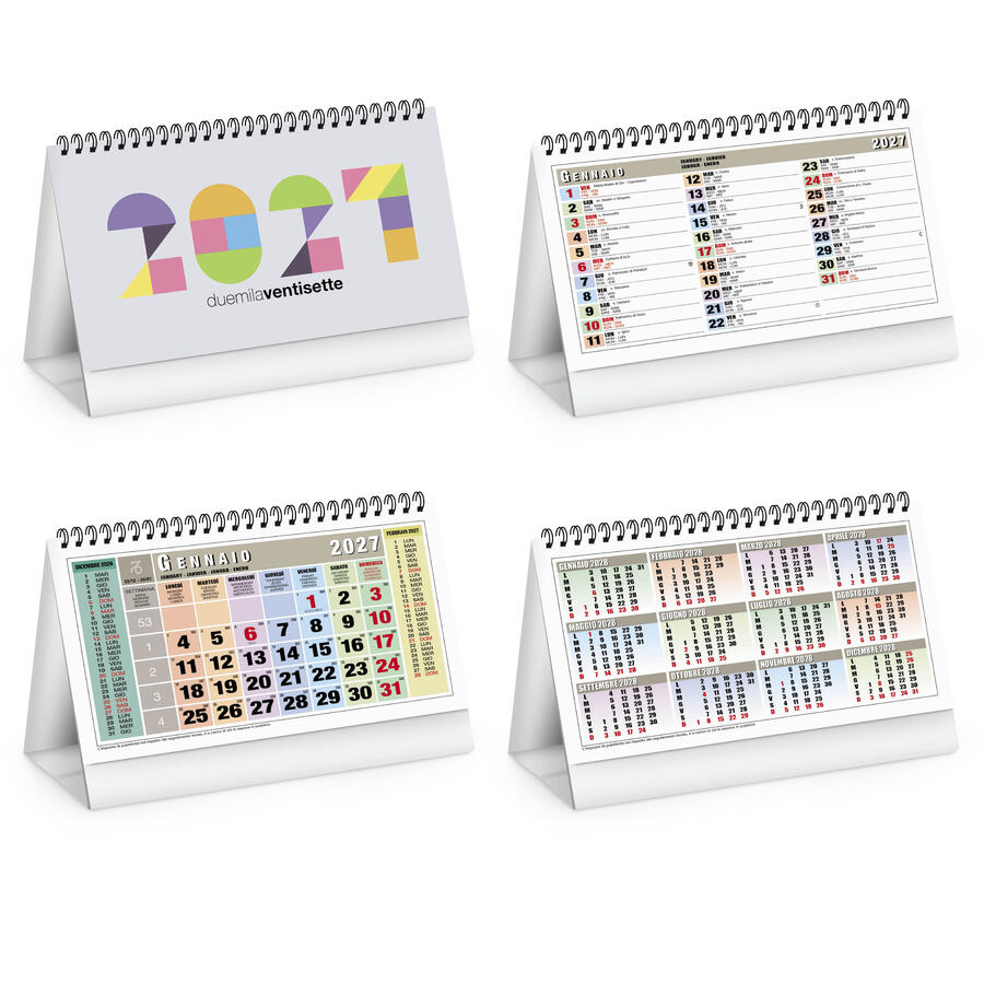 Calendario Tavolo SQUARE Personalizzato PA730 da 100 pz
