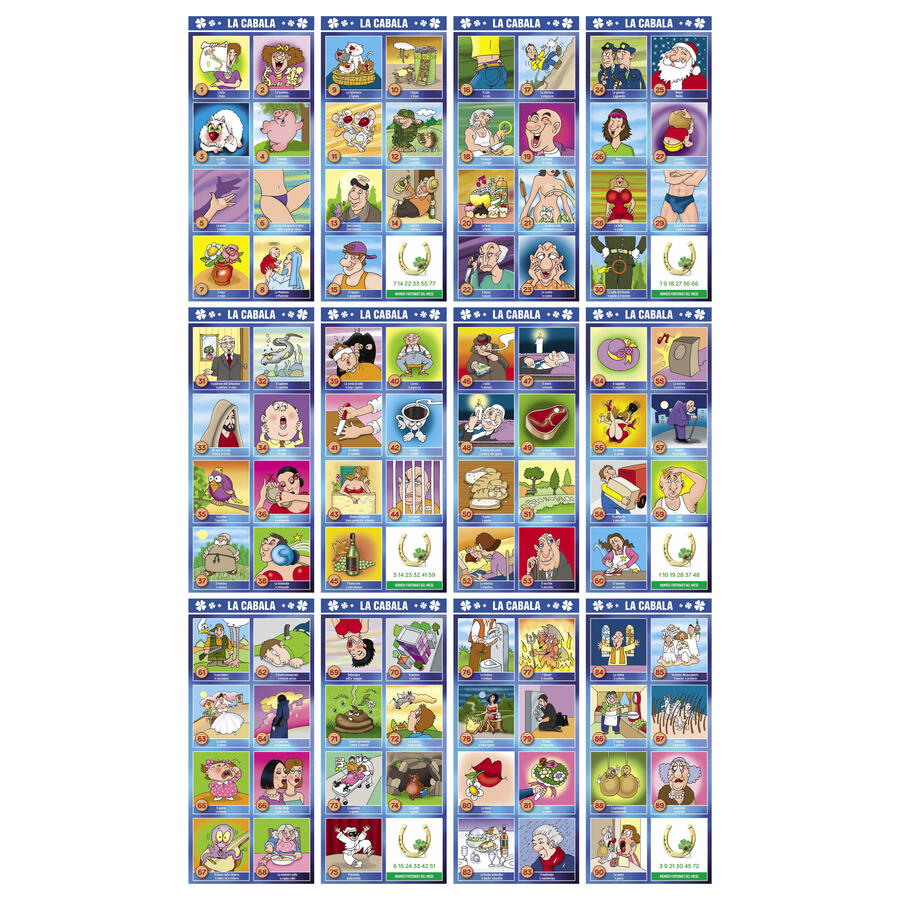 Calendario Illustrato CABALA Personalizzato PA114 da 100 pz