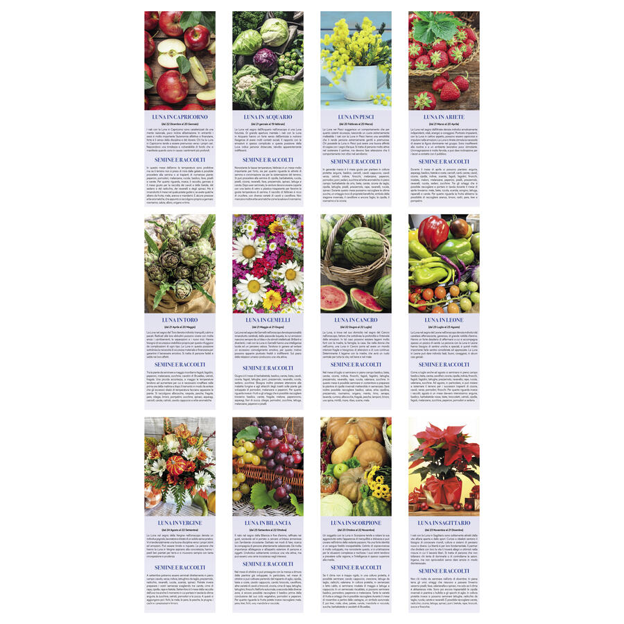Calendario Illustrato ORTO E GIARDINO Personalizzato PA152 da 100 pz