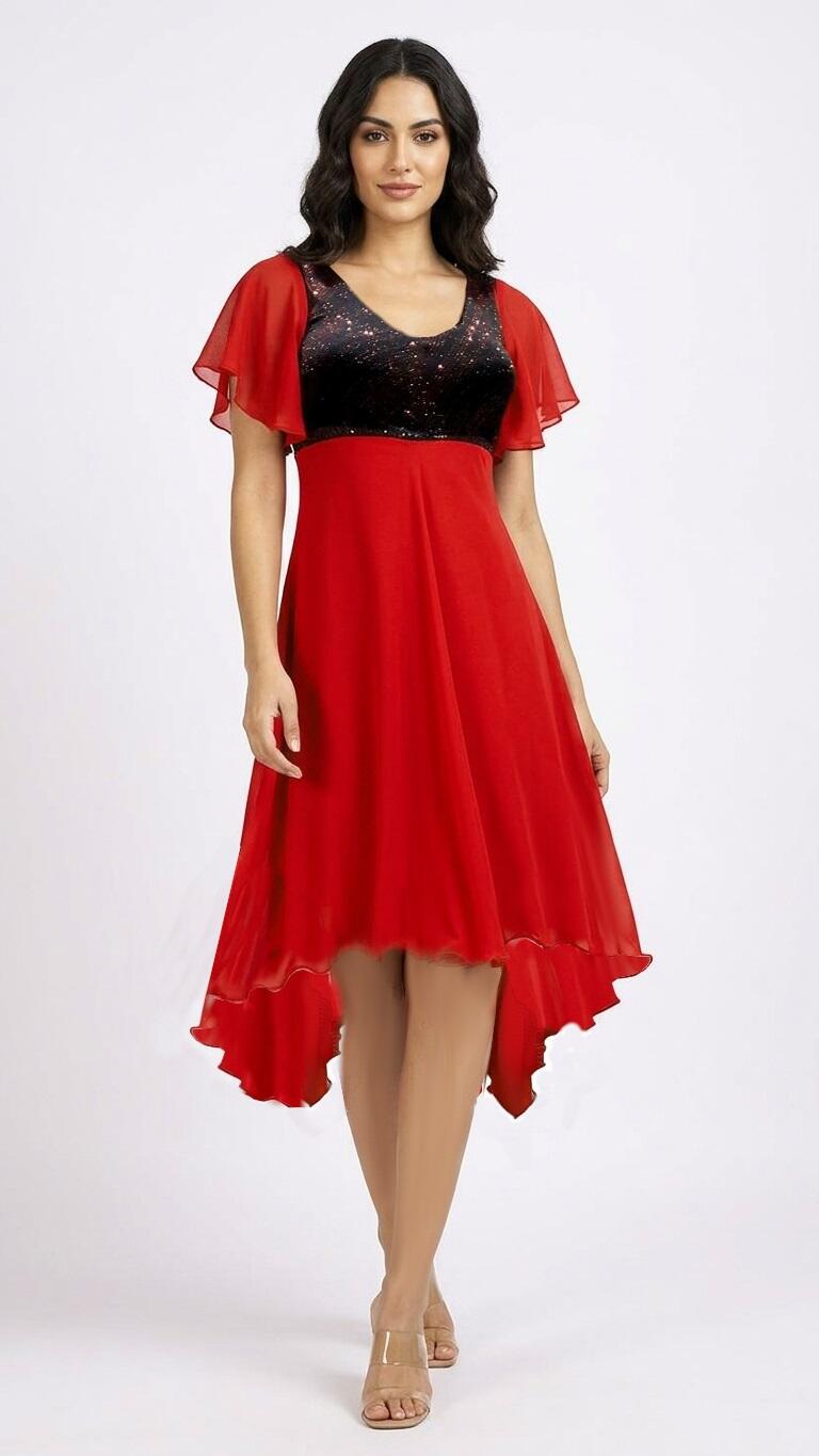 DANCE DRESS SEVEN / LARGE ROUND CUT FRAMEWORK 4-0100 
