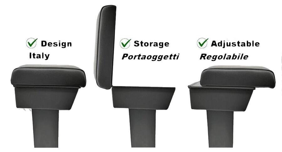 Accoudoir avec porte-objet pour Lancia Ypsilon (2011>)