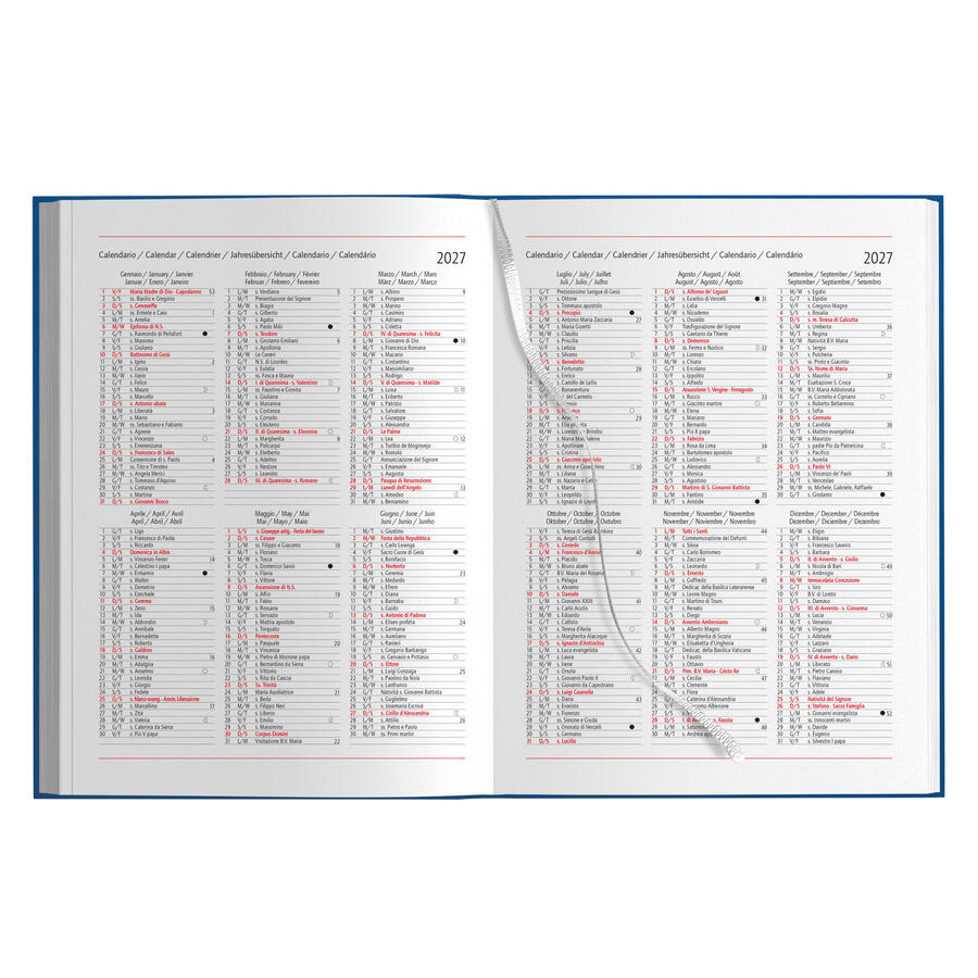 Agenda Settimanale ITALIA 17x24 Personalizzata PB540IT da 30 pz