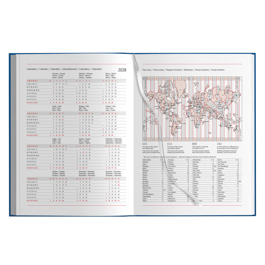 Agenda Settimanale ITALIA 17x24 Personalizzata PB540IT da 30 pz