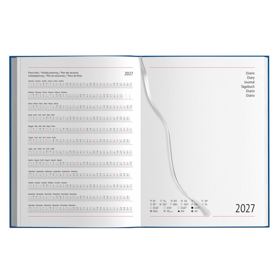 Agenda Settimanale ITALIA 17x24 Personalizzata PB540IT da 30 pz