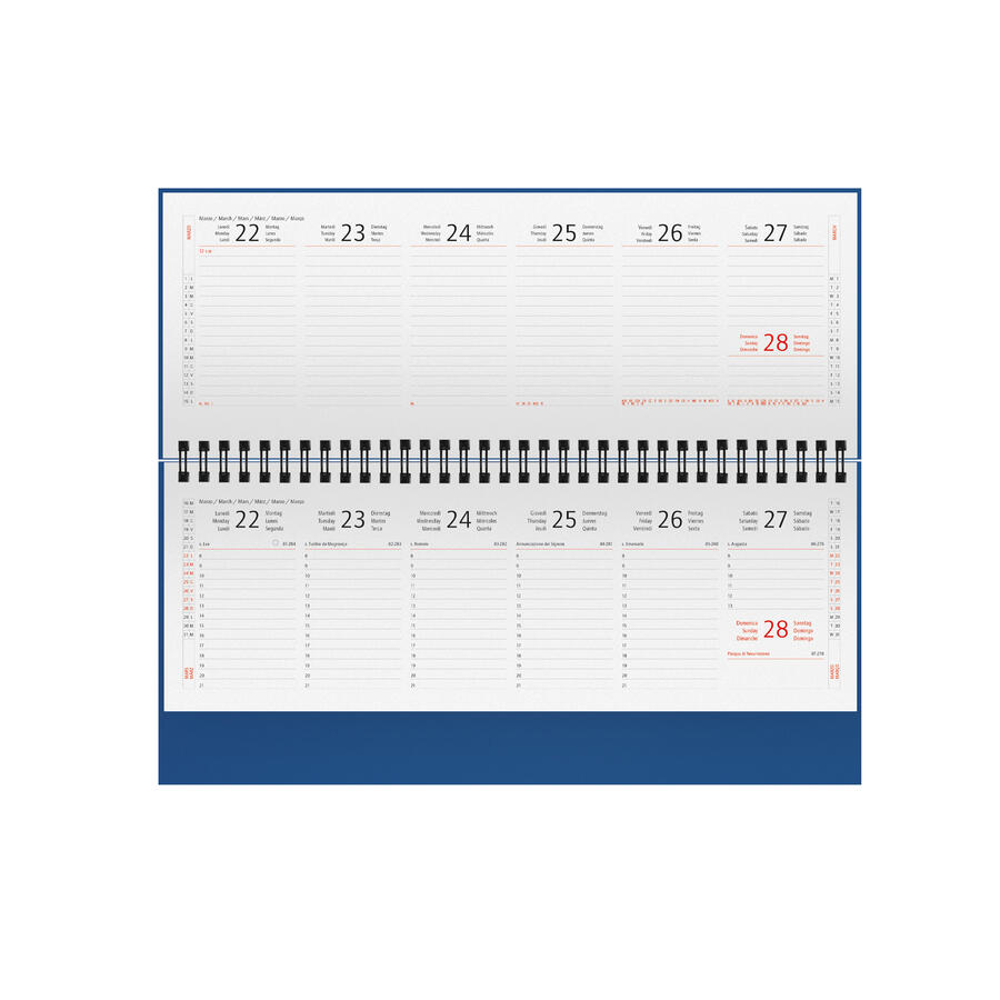 Planning Agenda Settimanale 17x24 Personalizzata PB489 da 20 pz