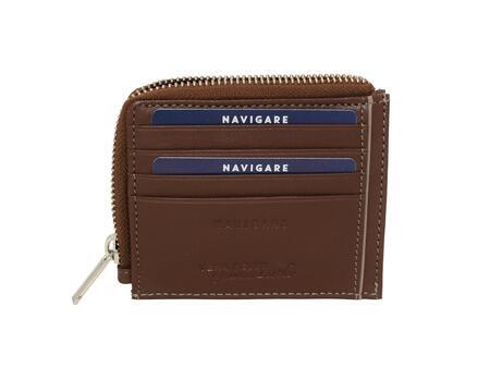 Portatessere Unisex 100% Vera Pelle Brand Navigare e Jaguar da 30, 60 o 100 pz.