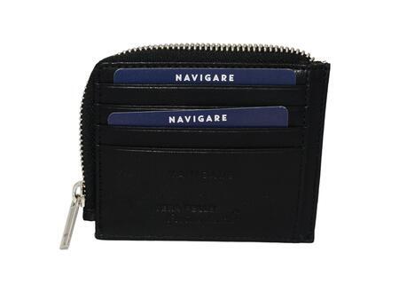 Portatessere Unisex 100% Vera Pelle Brand Navigare e Jaguar da 30, 60 o 100 pz.