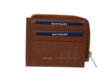 Portatessere Unisex 100% Vera Pelle Brand Navigare e Jaguar da 30, 60 o 100 pz.
