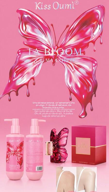 Kiss Oumi La Bloom (Dupe La Bomba) Crema Corpo da 500 ML [Conf. da 12 pezzi]