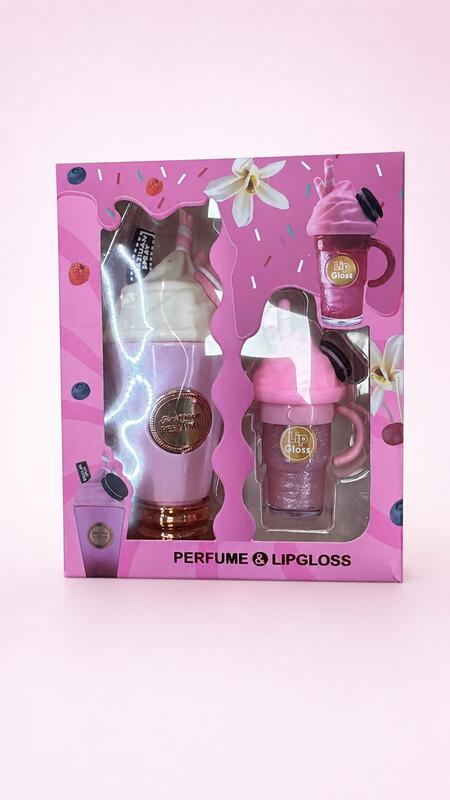 Perfume & Lip Gloss Rosa Chiaro
