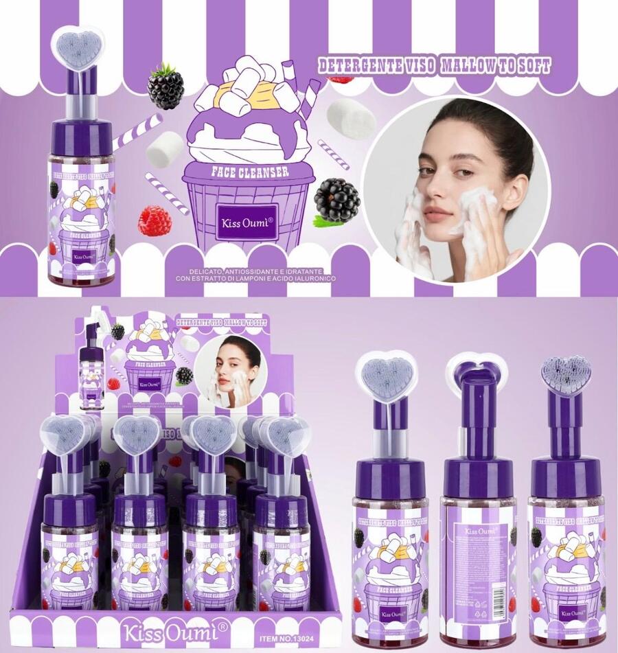 Kiss Oumi Detergente Viso Da 150 ml Mallow To Soft [Conf. da 12 pezzi]
