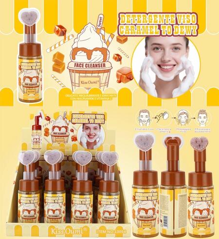 Kiss Oumi Detergente Viso Da 150 ml Caramel To Dewy [Conf. da 12 pezzi]