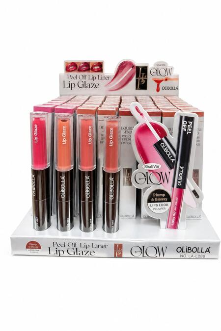 Olibolla Peel Off Lip Liner Lip Glaze [Conf. da 48 pezzi]